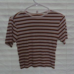 Cropped Striped tank top